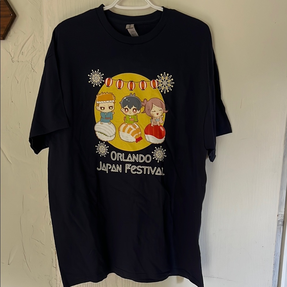 Orlando Japan Festival Men’s T-Shirt - Navy Blue